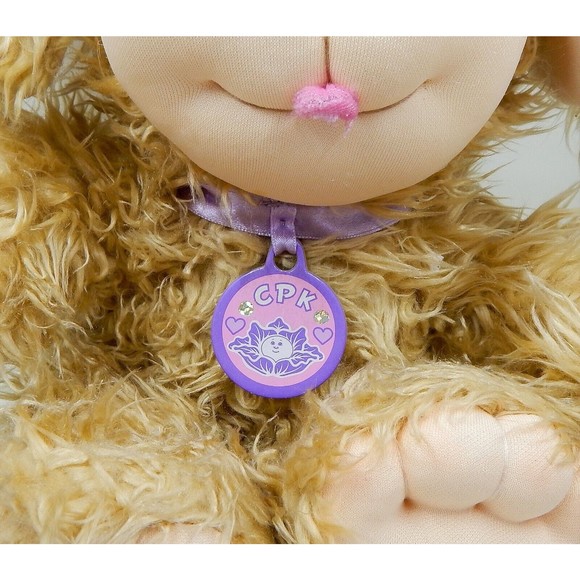 Cabbage Patch CPK Xavier Roberts 10" Tan Shaggy Puppy Dog Pet 2005 - Picture 3 of 12